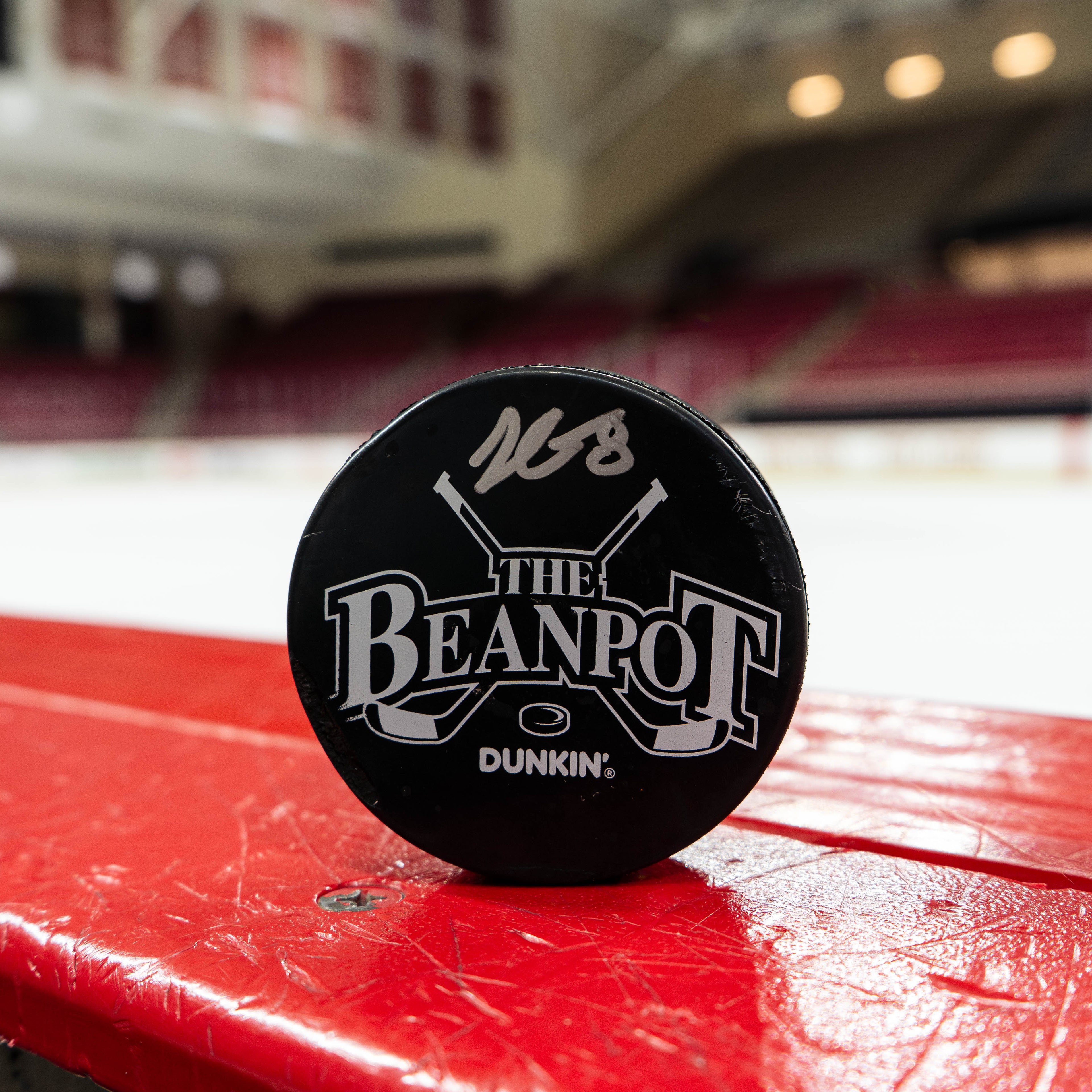 Goal Puck No. 3 Signed by Lukas Gustafsson 